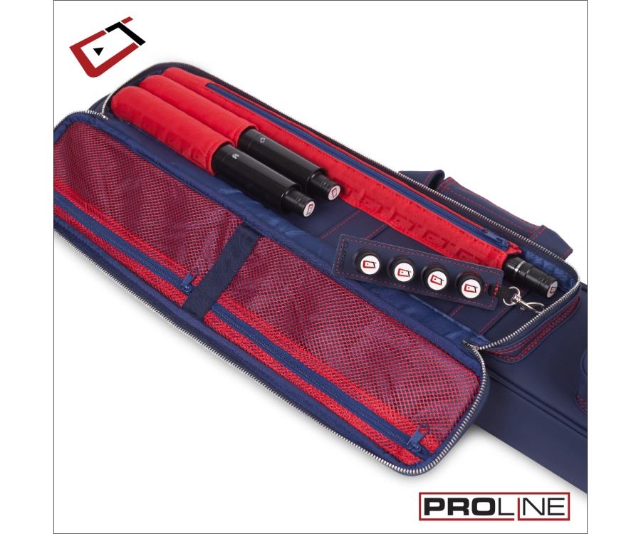 Cuetec 4x8 Navy Pro Line Pool Cue Case 8 Cuetec 4x8 Navy Pro Line Pool Cue Case - Image 6