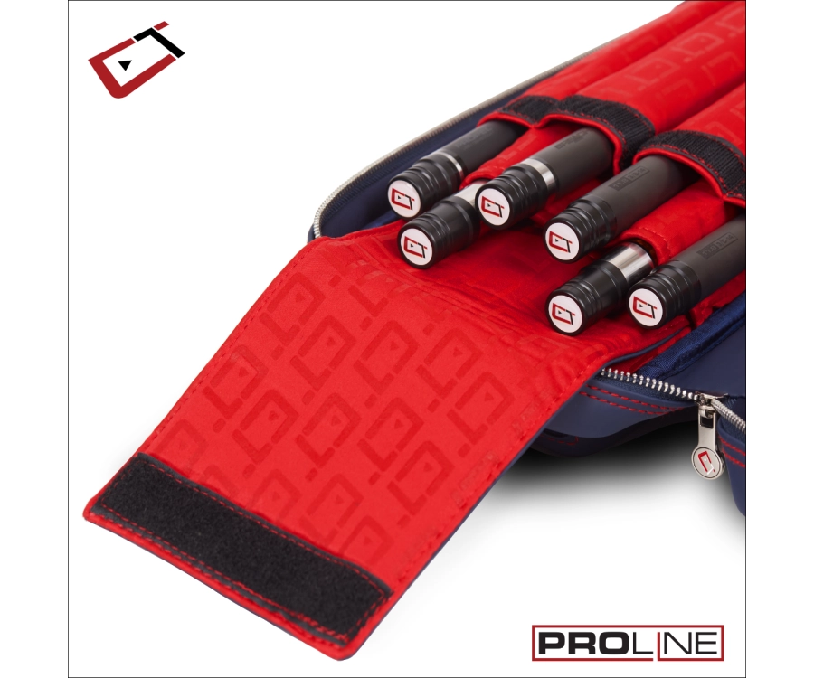 Cuetec 4x8 Navy Pro Line Pool Cue Case 6 Cuetec 4x8 Navy Pro Line Pool Cue Case - Image 4