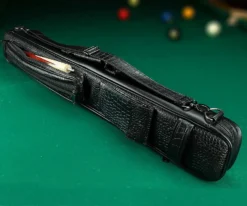 Action Black 2 Butt 2 Shaft Soft Case -Billiards Shop acsc09 01 2