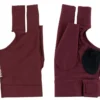 Action Deluxe Pool And Billiard Gloves BGDLX -Billiards Shop bgdlx burgundy 01