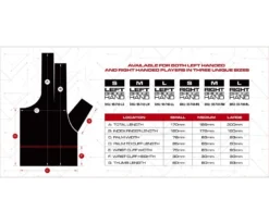Cuetec Axis Billiards Glove -Billiards Shop bglct size chart 01