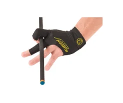 Predator Second Skin Glove Black With Yellow -Billiards Shop bglpb 3 1 1