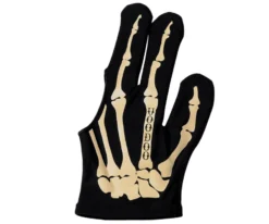 Voodoo Skeleton Pool And Billiard Gloves -Billiards Shop bglvod bone 01