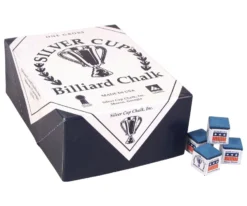 Silver Cup Chalk (Box Of 144 Cubes) -Billiards Shop chs144 blue 01 1