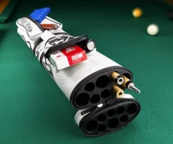 Eight Ball Mafia White Knuckles 3 Butt 5 Shaft Hard Case 9 Eight Ball Mafia White Knuckles 3 Butt 5 Shaft Hard Case -Billiards Shop ebmc35e 01 2