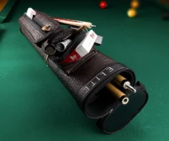 Elite Leatherette 2 Butt 4 Shaft Hard Case 17 Elite Leatherette 2 Butt 4 Shaft Hard Case -Billiards Shop eccp24 brown 01 1