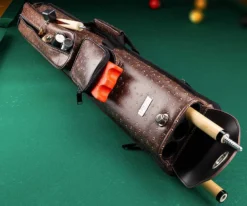 Elite Nexus 3 Butt 5 Shaft Hard Case 17 Elite Nexus 3 Butt 5 Shaft Hard Case -Billiards Shop ecn35 brown 01 1