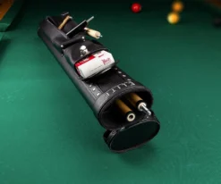 Elite Prime 2 Butt 2 Shaft Hard Case 9 Elite Prime 2 Butt 2 Shaft Hard Case -Billiards Shop ecp22 black 01