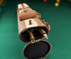 Elite 2x4 Vintage Cue Case Chestnut -Billiards Shop ecv24 chestnut 02