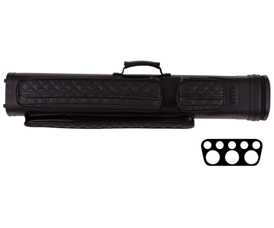 Elite 3x5 Vintage Cue Case- Black 4 Elite 3x5 Vintage Cue Case- Black - Image 2