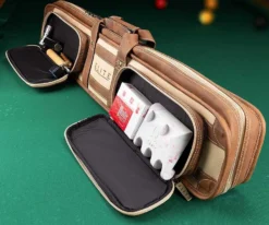 Elite 4x8 Vintage Vinyl Soft Cue Case Chestnut 14 Elite 4x8 Vintage Vinyl Soft Cue Case Chestnut -Billiards Shop ecvs48 chestnut 01 1