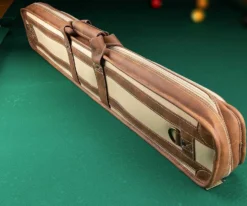 Elite 4x8 Vintage Vinyl Soft Cue Case Black -Billiards Shop ecvs48 chestnut 03 2