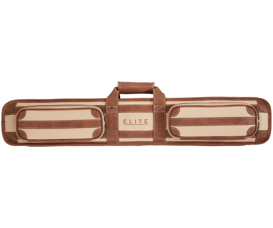 Elite 4x8 Vintage Vinyl Soft Cue Case Chestnut 5 Elite 4x8 Vintage Vinyl Soft Cue Case Chestnut - Image 3