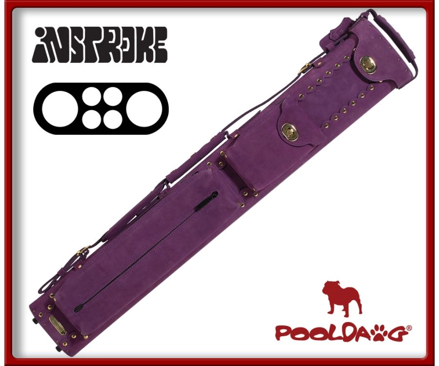 Instroke Suede 2 Butt 4 Shaft Leather Case 4 Instroke Suede 2 Butt 4 Shaft Leather Case - Image 2