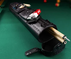 Instroke Southwest 3 Butt 7 Shaft Leather Case -Billiards Shop issw37 black 01