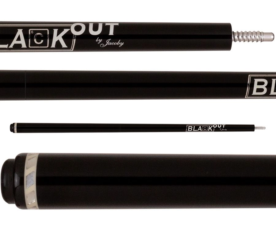 Jacoby BlackOut Carbon Fiber Break Jump Cue 3 Jacoby BlackOut Carbon Fiber Break Jump Cue