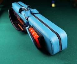 Molinari 2 Butt 4 Shaft Black/Cyan Hybrid Cue Case 11 Molinari 2 Butt 4 Shaft Black/Cyan Hybrid Cue Case -Billiards Shop mlcf24 02 3