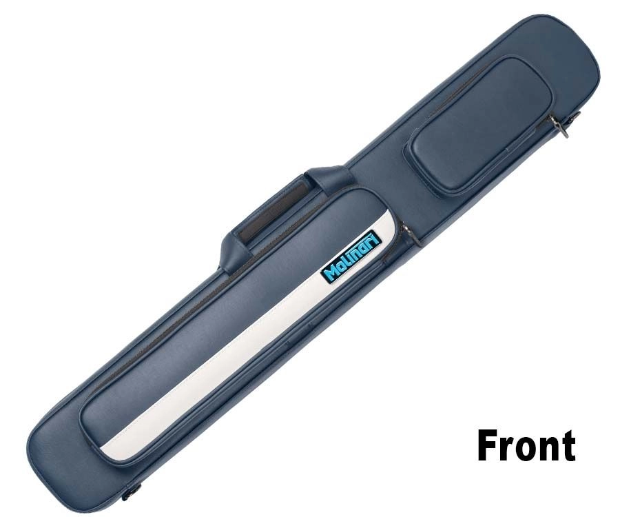 Molinari 2 Butt 4 Shaft Navy Flat Cue Case 4 Molinari 2 Butt 4 Shaft Navy Flat Cue Case - Image 2