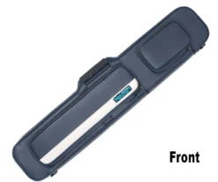 Molinari 3 Butt 6 Shaft Navy Flat Cue Case -Billiards Shop mlcf36 navy white front 01