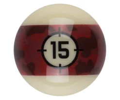 Aramith Camo Single Replacement Balls -Billiards Shop rbcam 15ball 01
