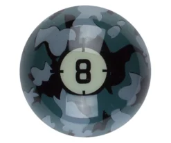 Aramith Camo Single Replacement Balls -Billiards Shop rbcam 8ball 01
