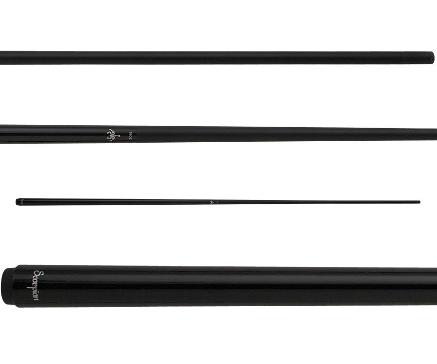 Scorpion One Piece Cue Bundle (4 Pool Cues) 3 Scorpion One Piece Cue Bundle (4 Pool Cues)