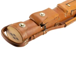 Tango Pampa Tan 3 Butt 7 Shaft Leather Cue Case -Billiards Shop tapm37 tan 03