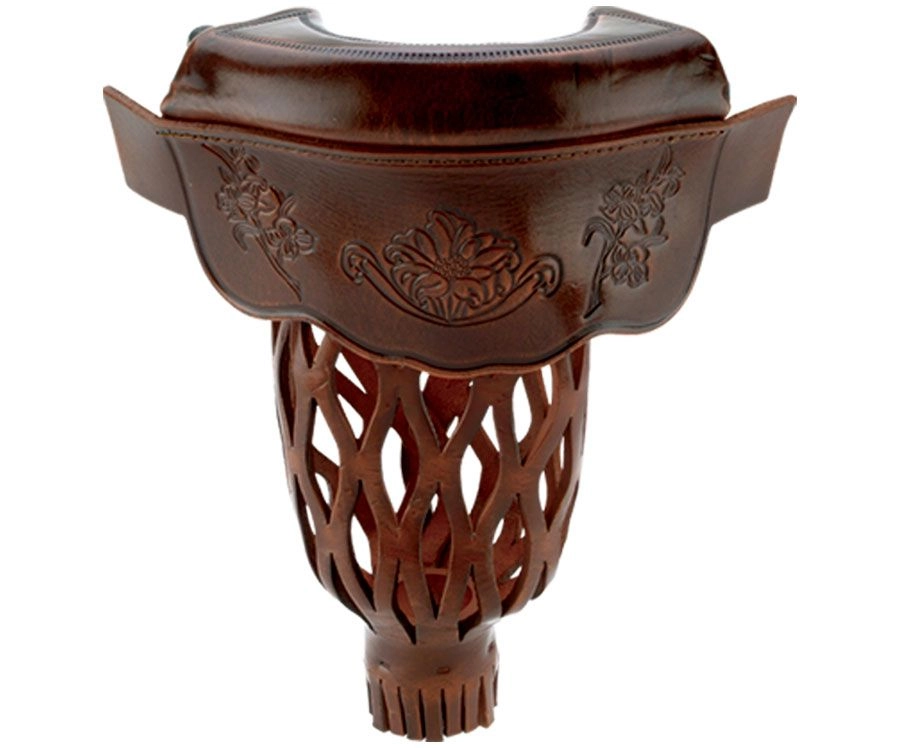 Brown Leather Pocket Set (Set Of 6) 3 Brown Leather Pocket Set (Set Of 6)