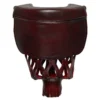 Burgundy Shield Leather Pocket Set (Set Of 6) -Billiards Shop tppk08 01 3