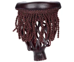 Burgundy Fringe Leather Pocket Set (Set Of 6) 9 Burgundy Fringe Leather Pocket Set (Set Of 6) -Billiards Shop tppk10 01 3